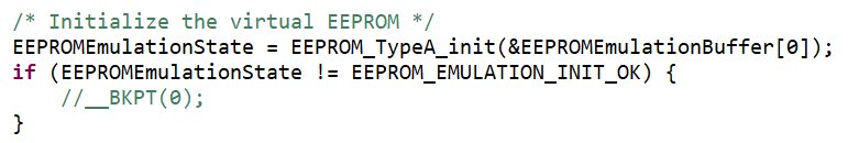 MSPM0L1306, MSPM0G3507, MSPM0C1104 EEPROM
                            Initialization