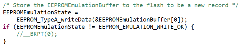 MSPM0L1306, MSPM0G3507, MSPM0C1104 EEPROM Write