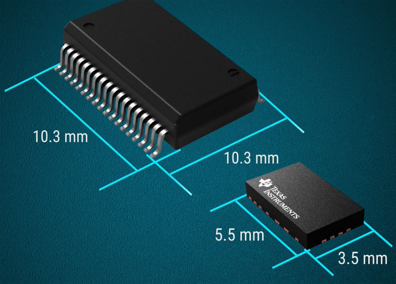 DRV8245-Q1 Device Family Size
                    Comparison GUID-0ADF732C-A7A1-4528-999D-0EA909A627FC-low.jpg