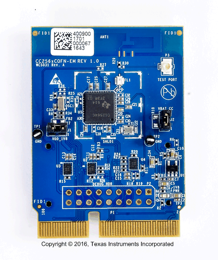 CC256xCQFN-EM Board