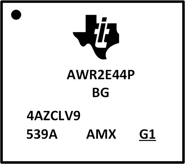 AWR2944P AWR2E44P Example of Device Part Markings